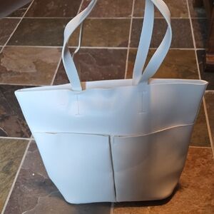 Neiman Marcus Light Blue Tote Bag